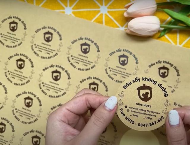 Decal giấy Kraft