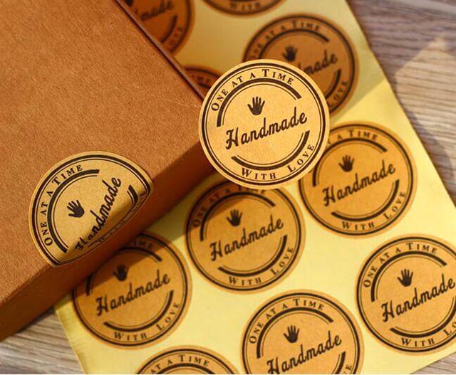 Ứng dụng decal giấy Kraft