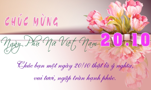 Chúc bạn ngày 20/10