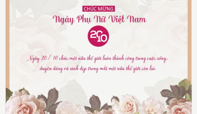 Chúc đồng nghiệp ngày 20/10