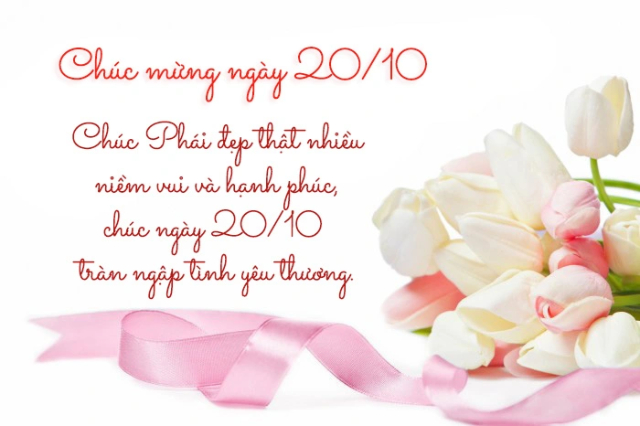 Chúc chị/em ngày 20/10 tràn ngập tình yêu thương