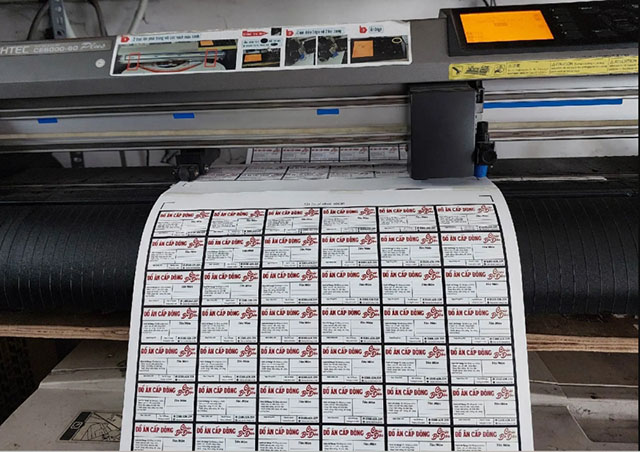 Quy trình in ấn decal