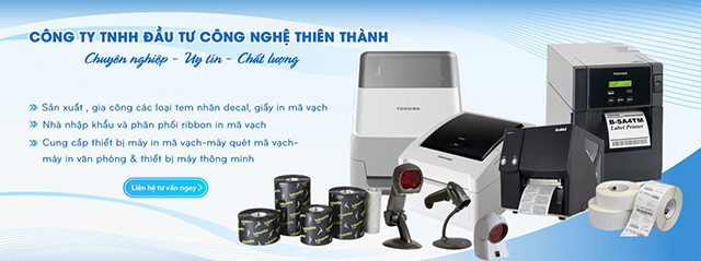 Thiên Thành cung cấp các loại mực in mã vạch chính hãng
