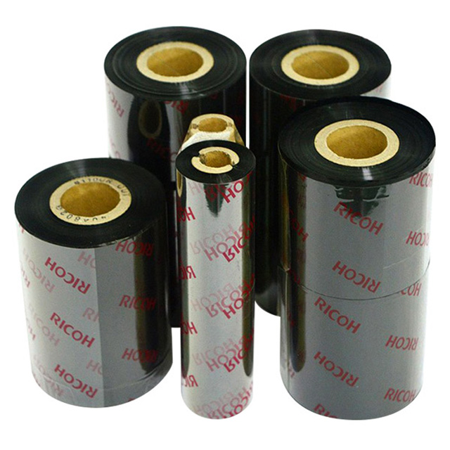 Mực in mã vạch Ricoh Ribbon độ bền cao, tương thích với nhiều dòng máy in mã vạch