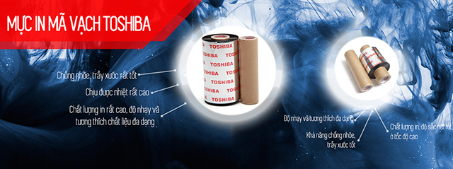 Mực in Toshiba có độ bền cao, chống trầy xước tốt