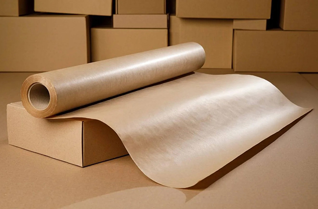 Giấy kraft (giấy xi măng) được sản xuất từ bột giấy hóa học của gỗ mềm