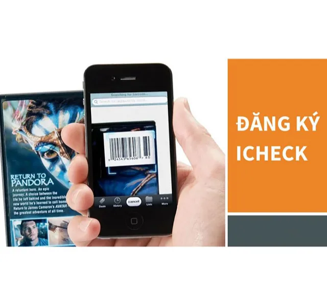 Kiểm tra mã vạch bằng phần mềm iCheck