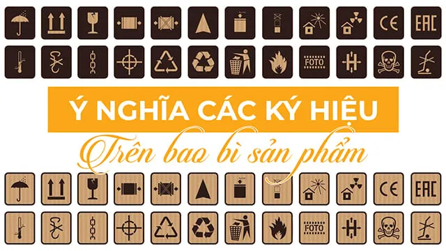 Ký hiệu trên bao bì sản phẩm giúp cung cấp thông tin về cách bảo quản, sử dụng và an toàn