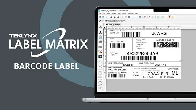 Phần mềm tạo mã vạch Matrix Label