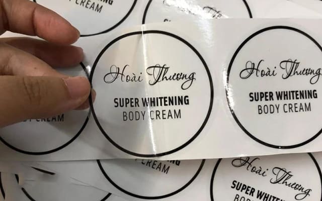 Decal nhựa PVC