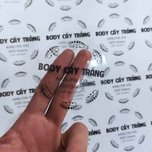 In ấn decal ngày càng được ưa chuộng trong nhiều lĩnh vực