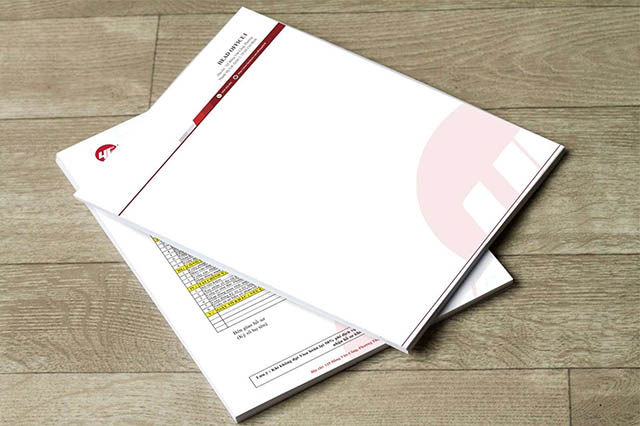 Kích thước tiêu đề thư phụ thuộc vào kích thước trang giấy và mục đích sử dụng.