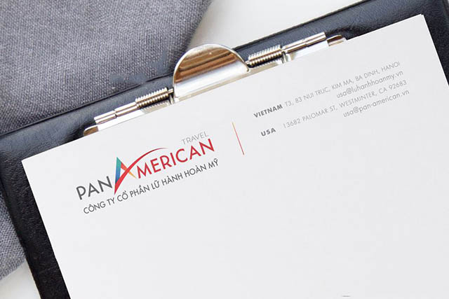 Mẫu tiêu đề thư công ty du lịch