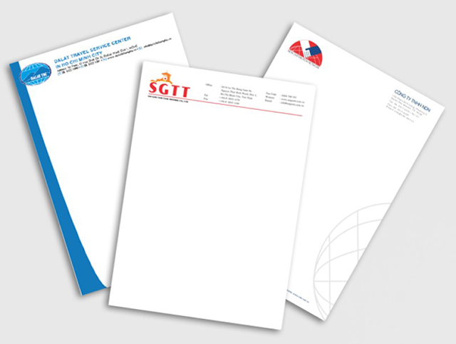 Tiêu đề thư chuẩn phải chứa đầy đủ các yếu tố giúp nhận diện thương hiệu và xác thực văn bản