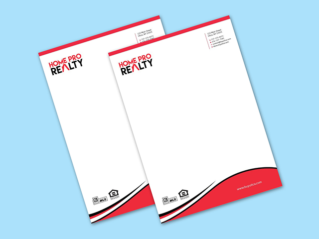 Mẫu letterhead dùng cho bì thư lớn