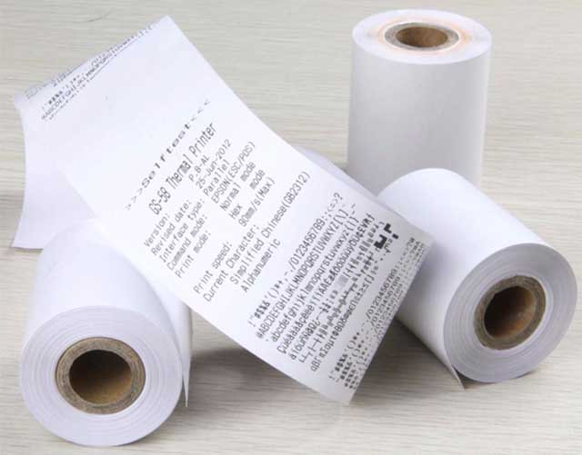 Giấy in hóa đơn được ứng dụng tại các cửa hàng, siêu thị