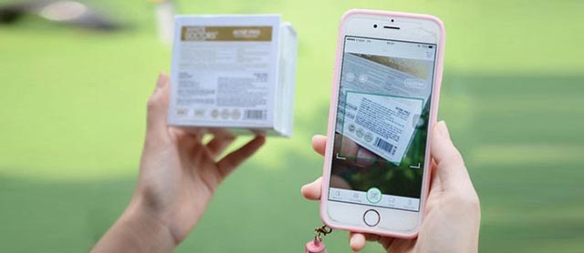 Sử dụng ứng dụng quét mã vạch trên điện thoại