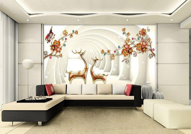 Decal dán tường phòng khách đẹp