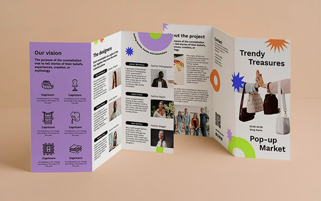 Brochure giới thiệu sản phẩm là một ấn phẩm tiếp thị