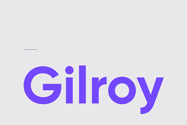 Font SVN-Gilroy / iCiel Gilroy