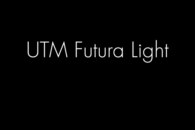 Font UTM Futura
