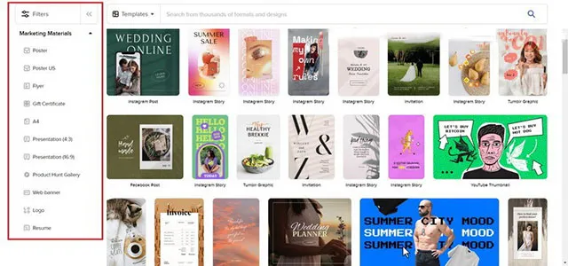 Thiết kế brochure bằng Crello