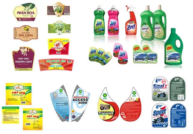 Decal nhựa đục được sử dụng để làm tem nhãn sản phẩm